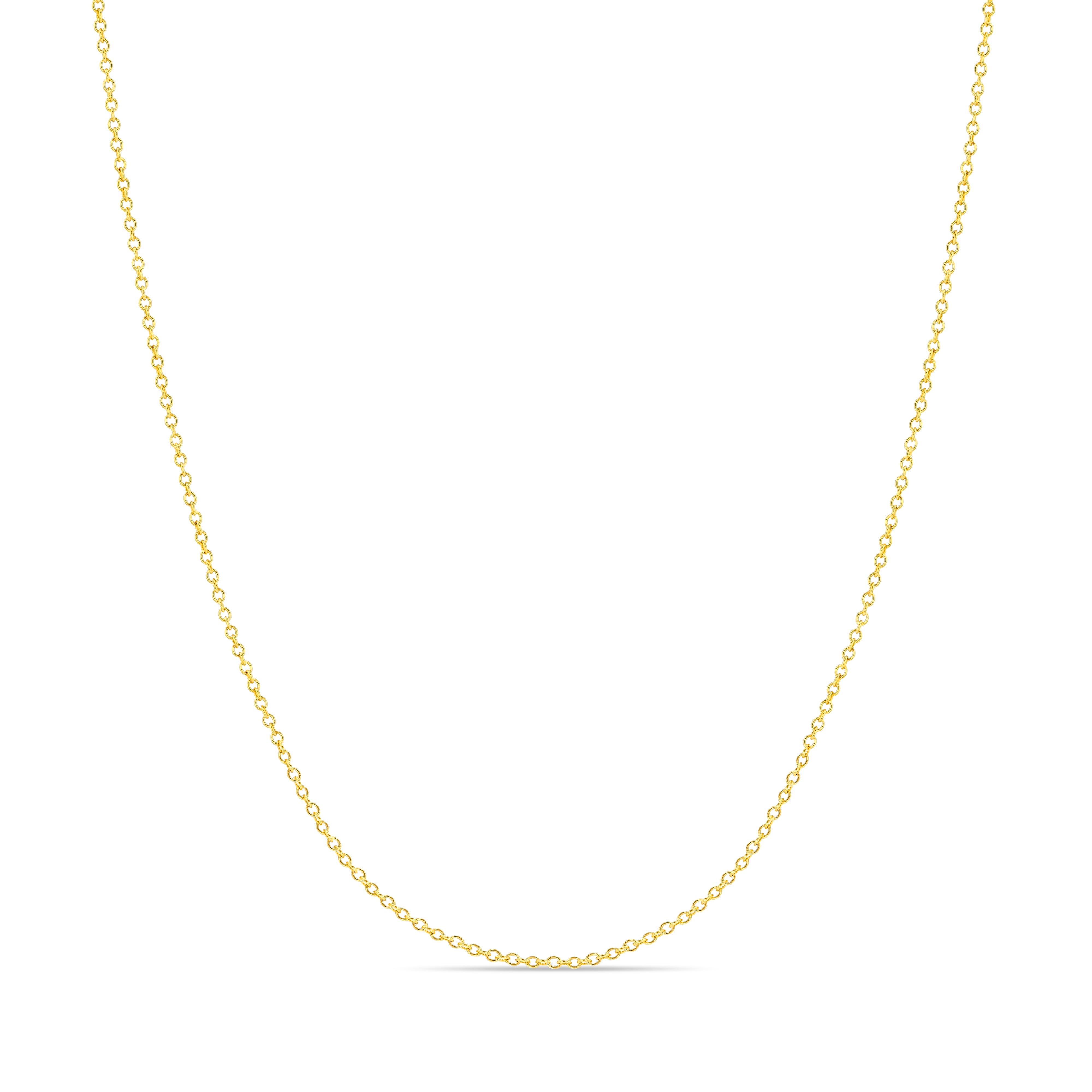 14K Gold Cable Chain Necklace - Simple Women's Jewelry - Gianni Deloro