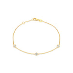 14K Gold Lab Diamond Bracelet - Gianni Deloro