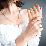14K Gold Paperclip Chain Necklace - Women's Gold Jewelry - Gianni Deloro