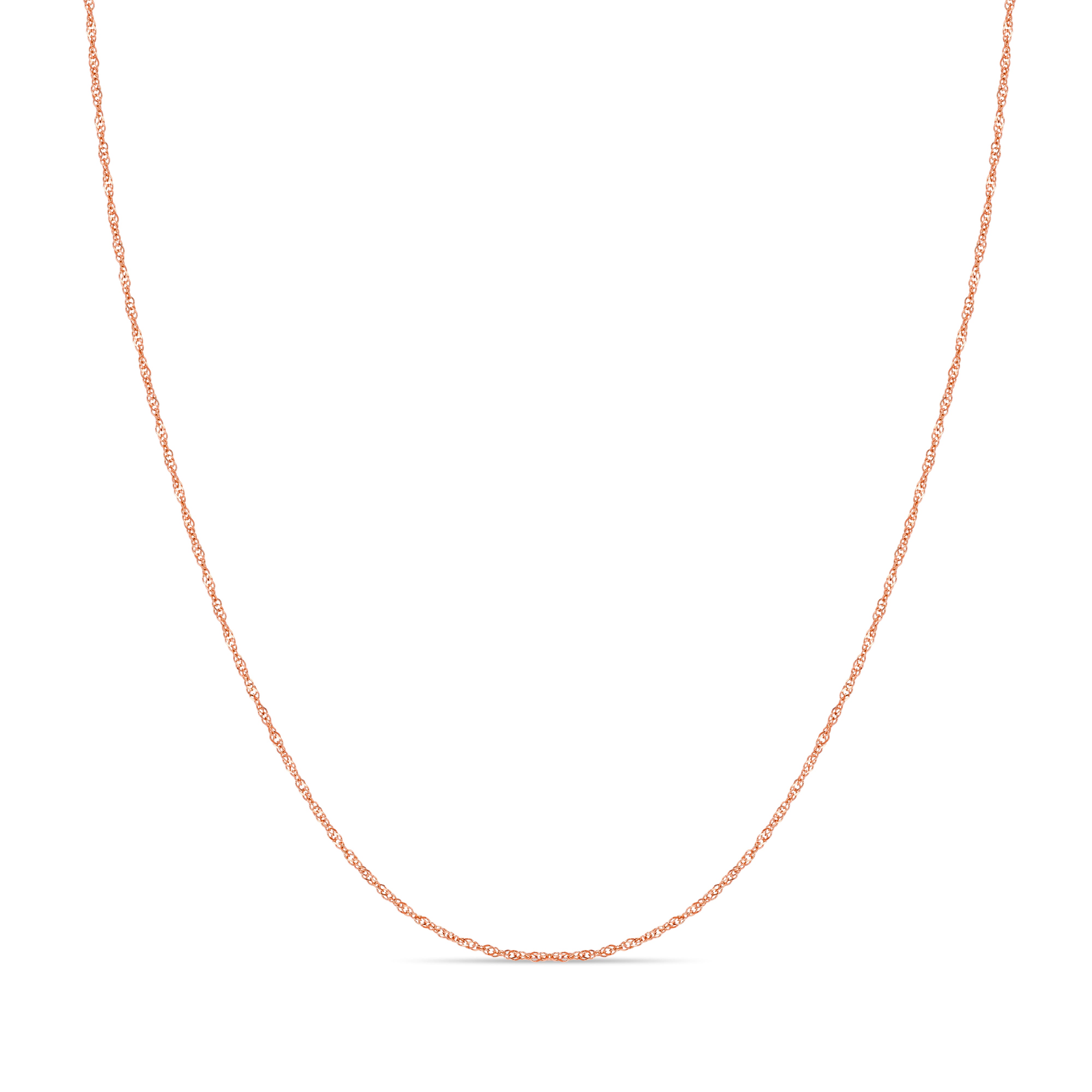 14K Gold Singapore Chain Necklace - Fine Gold Jewelry - Gianni Deloro