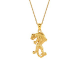 14K Gold Panther Necklace - Gianni Deloro