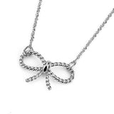 14K Gold Bow Necklace for Women - Elegant Gold Jewelry - Gianni Deloro