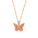 14K Gold Butterfly Necklace - Nature Jewelry for Women - Gianni Deloro