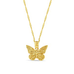 14K Gold Butterfly Necklace - Nature Jewelry for Women - Gianni Deloro
