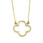 14K Gold Clover Necklace - Minimalist Jewelry for Women - Gianni Deloro