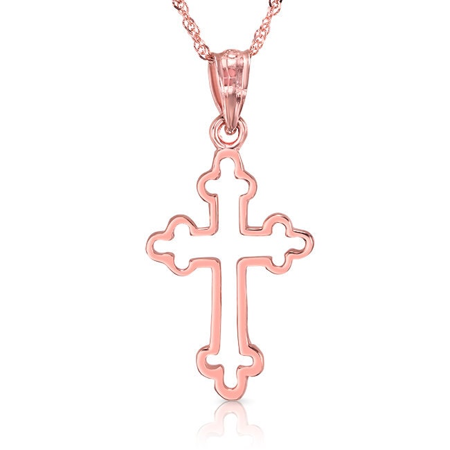 14K Gold Cross Necklace - Gianni Deloro