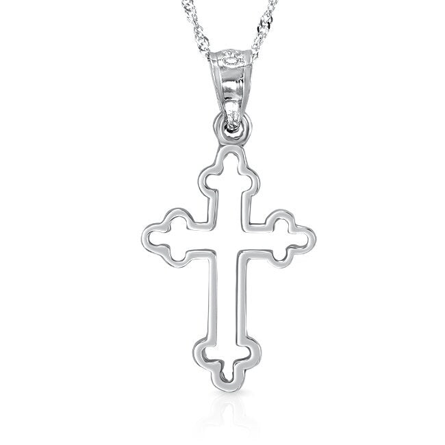 14K Gold Cross Necklace - Gianni Deloro