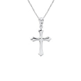 14K Gold Cross Necklace for Men & Women - Catholic Jewelry - Gianni Deloro