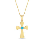 14K Gold Cross Necklace - Gianni Deloro