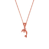 14K Gold Dolphin Necklace - Gianni Deloro