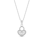 14K Gold Heart Lock Necklace - Gianni Deloro