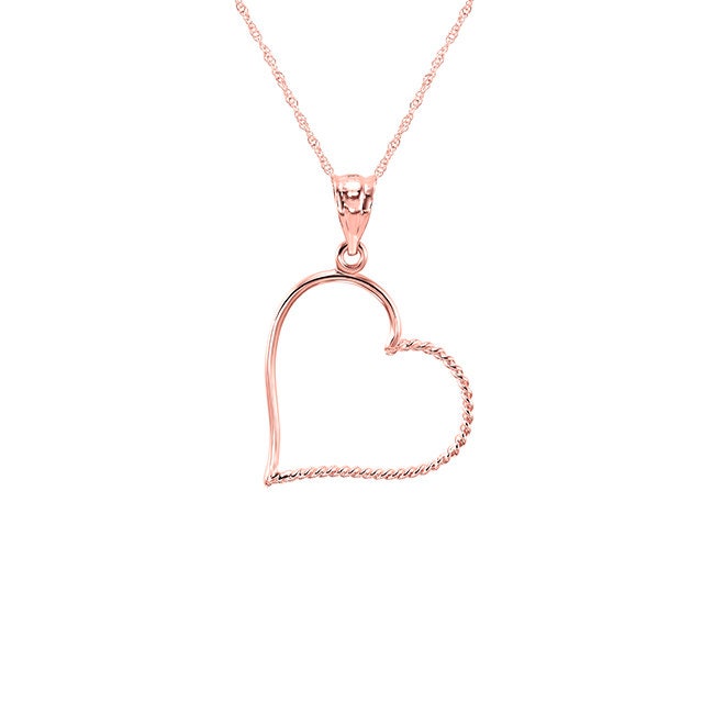 14K Gold Heart Necklace - Elegant Women's Jewelry - Gianni Deloro