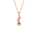 14K Gold Rabbit Charm Necklace - Cute Jewelry for Women - Gianni Deloro