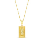 14K Gold Virgin Mary Necklace - Women's Christian Jewelry - Gianni Deloro