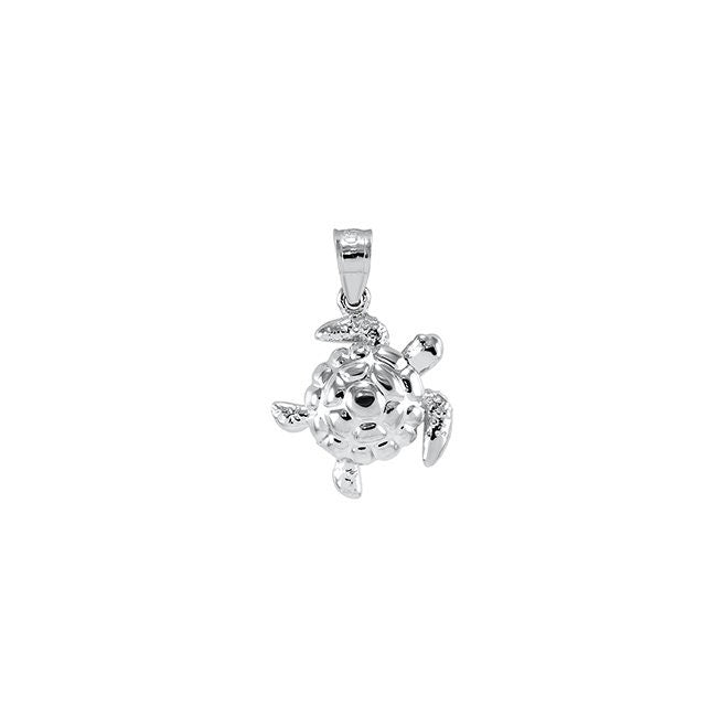 14K Gold Turtle Charm Pendant - Gianni Deloro