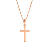 14k Gold Cross Necklace - Christian Jewelry for Men & Women - Gianni Deloro