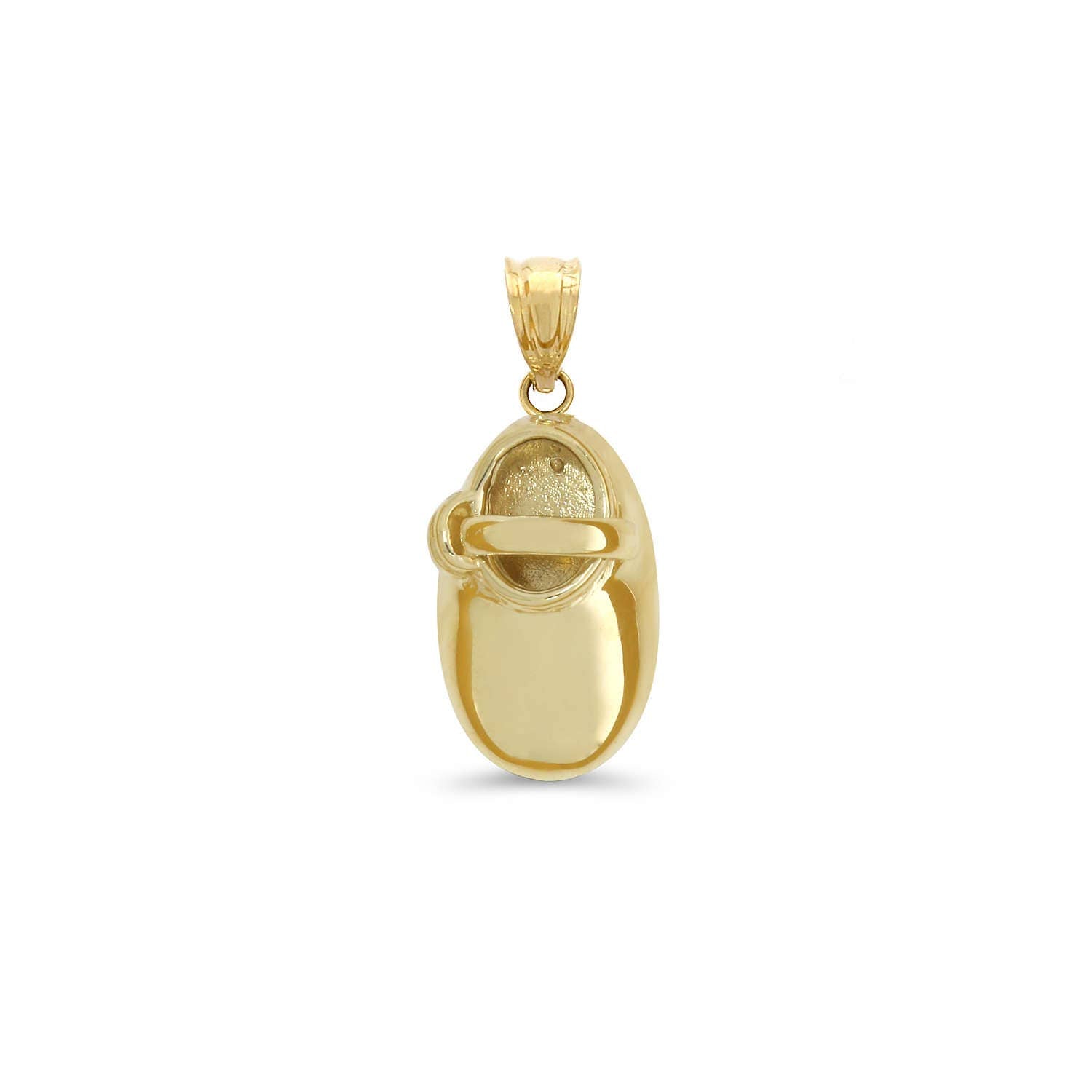 14K Gold Baby Shoe Pendant – Gold Charms for Women - Gianni Deloro