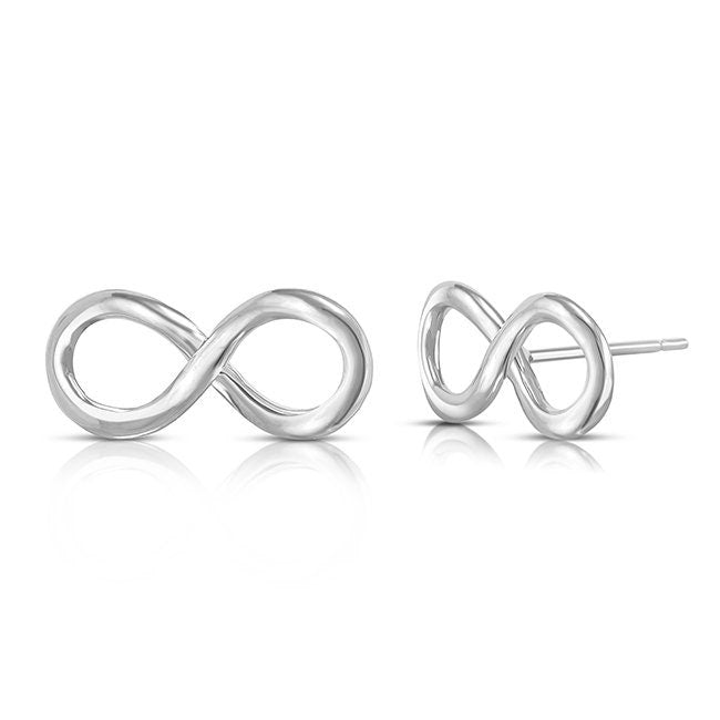 14K Gold Infinity Stud Earrings – Fine Jewelry for Women - Gianni Deloro