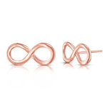 14K Gold Infinity Stud Earrings – Fine Jewelry for Women - Gianni Deloro