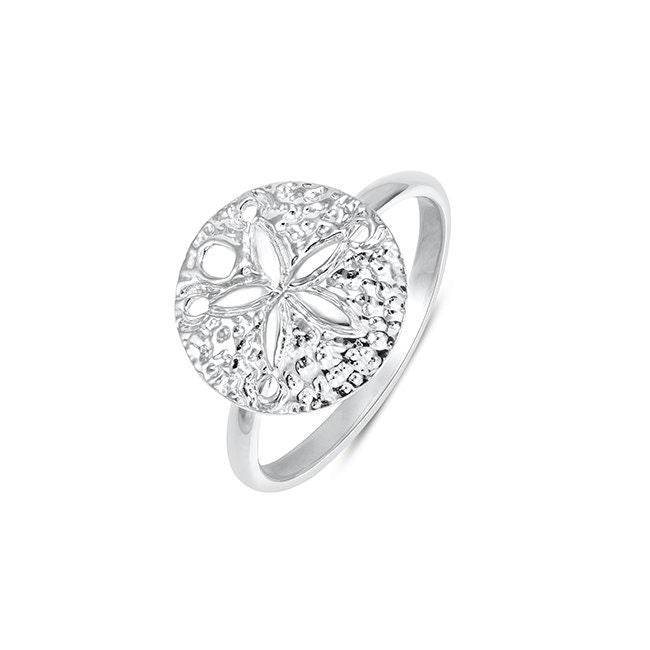 14K Gold Beach Jewelry Sand Dollar Ring - Gianni Deloro