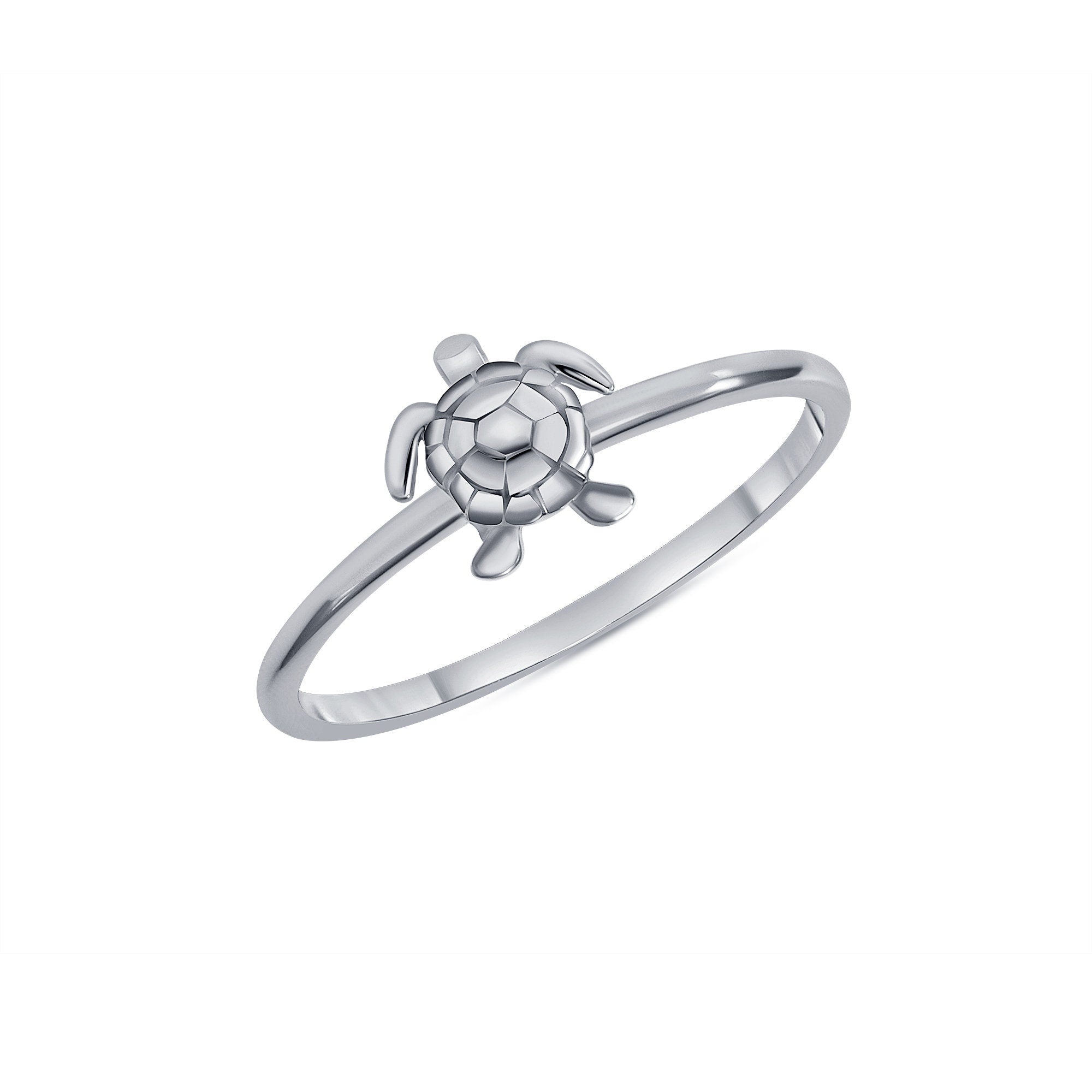 14K Gold Sea Turtle Ring - Gold Rings - Gianni Deloro