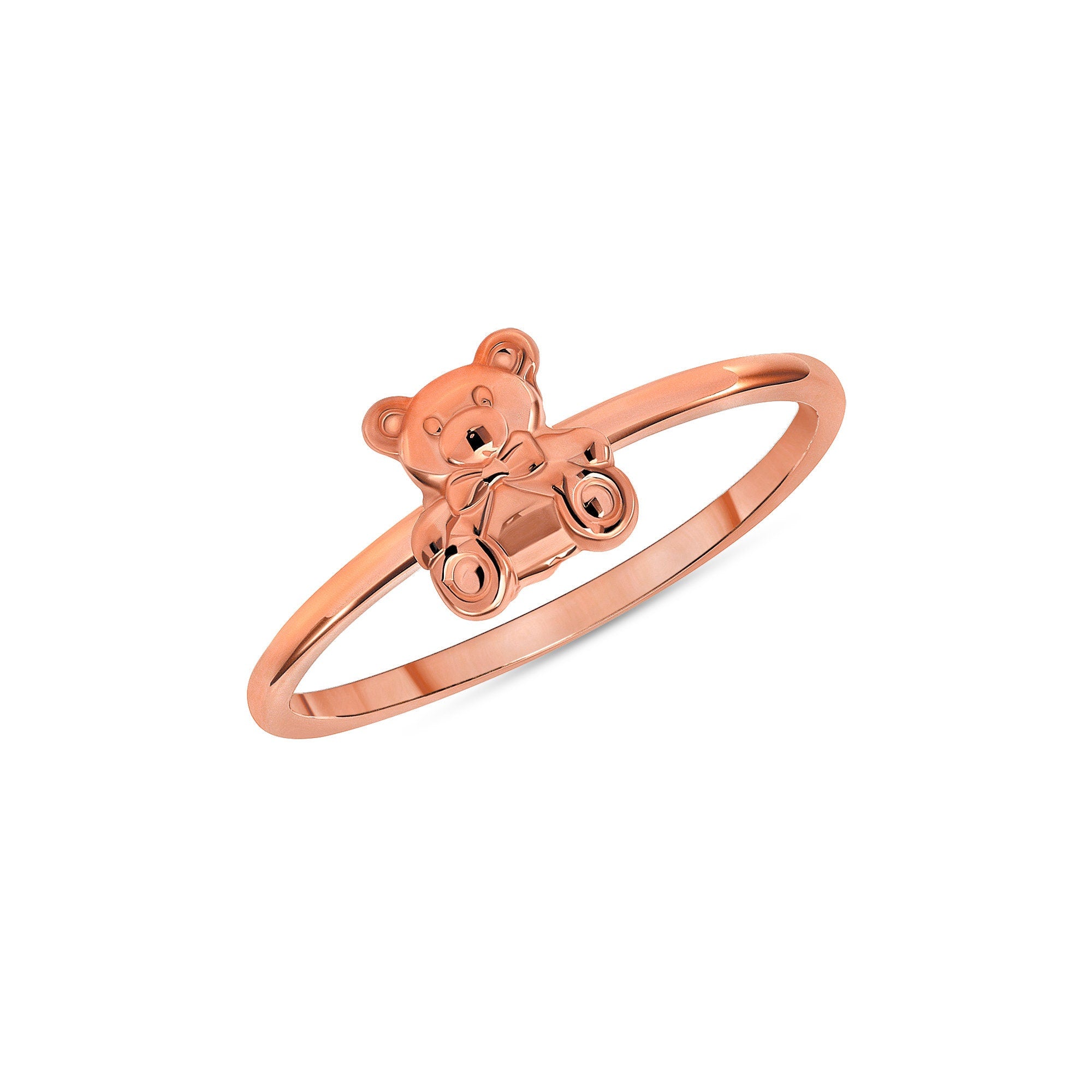 14K Gold Teddy Bear Ring - Gianni Deloro