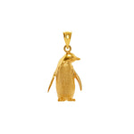14K Gold Penguin Pendant – Marine Life Gold Pendant - Gianni Deloro