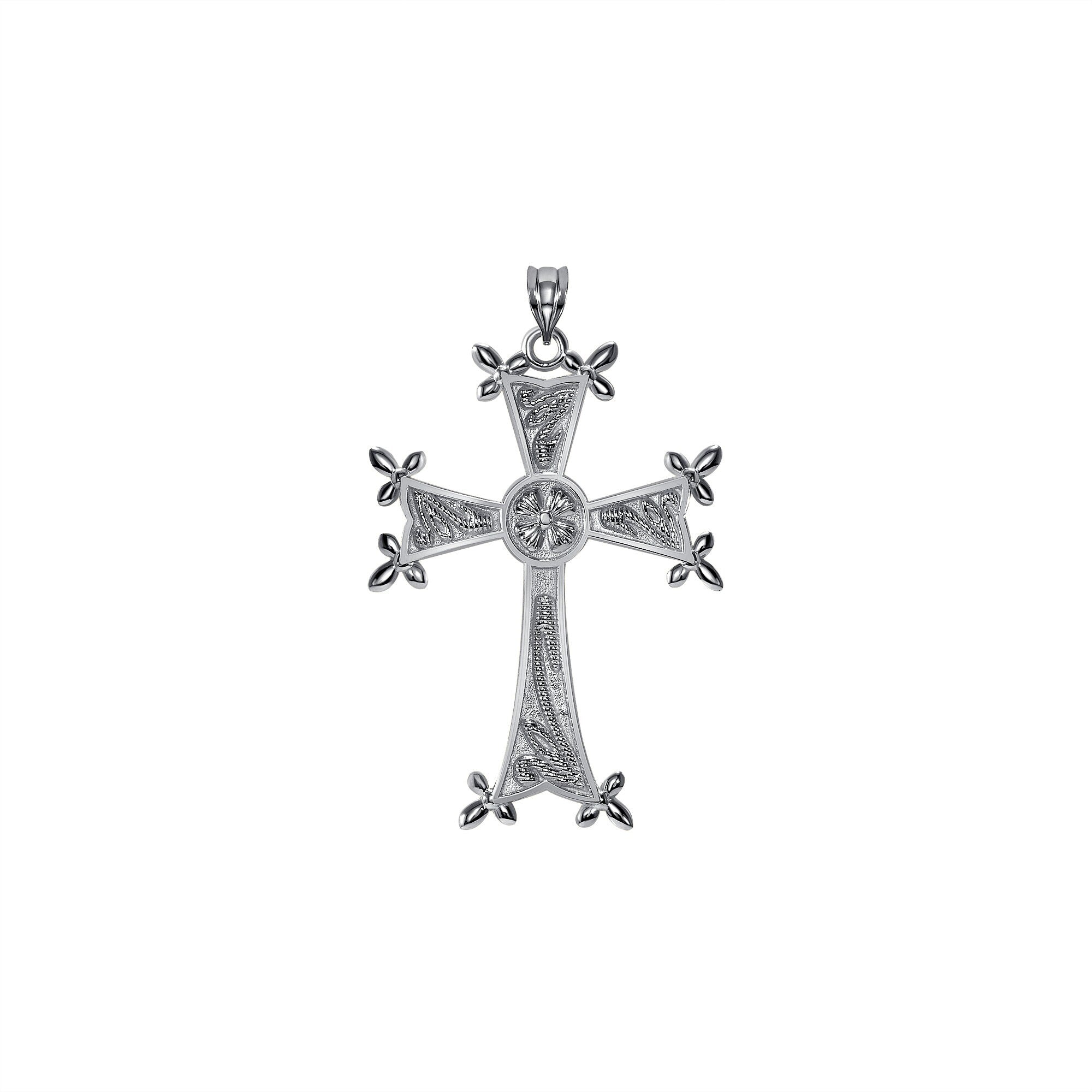 14K Armenian Gold Cross Pendant - Christian Jewelry - Gianni Deloro