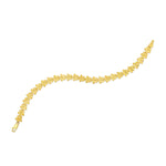 14k solid gold Plumeria Flower Bracelet