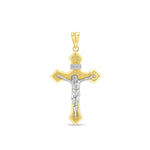 14K Gold Crucifix Pendant with Jesus – Christian Jewelry - Gianni Deloro