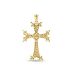 14K Armenian Gold Cross Pendant - Christian Jewelry - Gianni Deloro