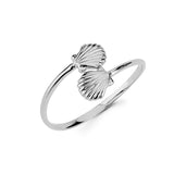 14K Gold Double Sea Shell Ring - Gold Rings - Gianni Deloro