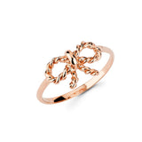 14K Gold Bow Ring - Girls Jewelry - Gianni Deloro