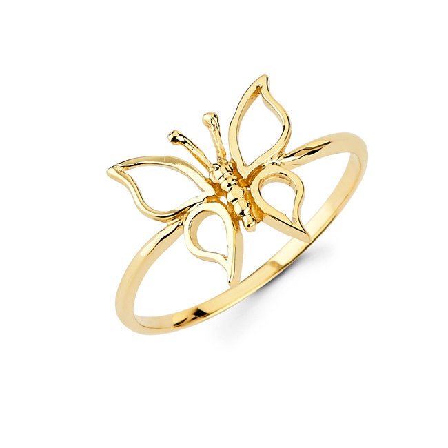 14K Gold Butterfly Ring – Gold Rings for Women - Gianni Deloro