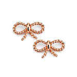 14K Gold Bow Knot Stud Earrings – Classic Women's Jewelry - Gianni Deloro