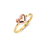 14K Gold Heart Ring – Gold Rings for Women - Gianni Deloro