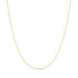 14K Gold Cable Chain Necklace - Simple Women's Jewelry - Gianni Deloro