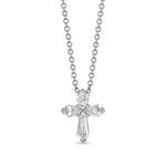 14K Gold Diamond Cross Necklace - Religious Jewelry - Gianni Deloro