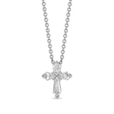 14K Gold Diamond Cross Necklace - Religious Jewelry - Gianni Deloro