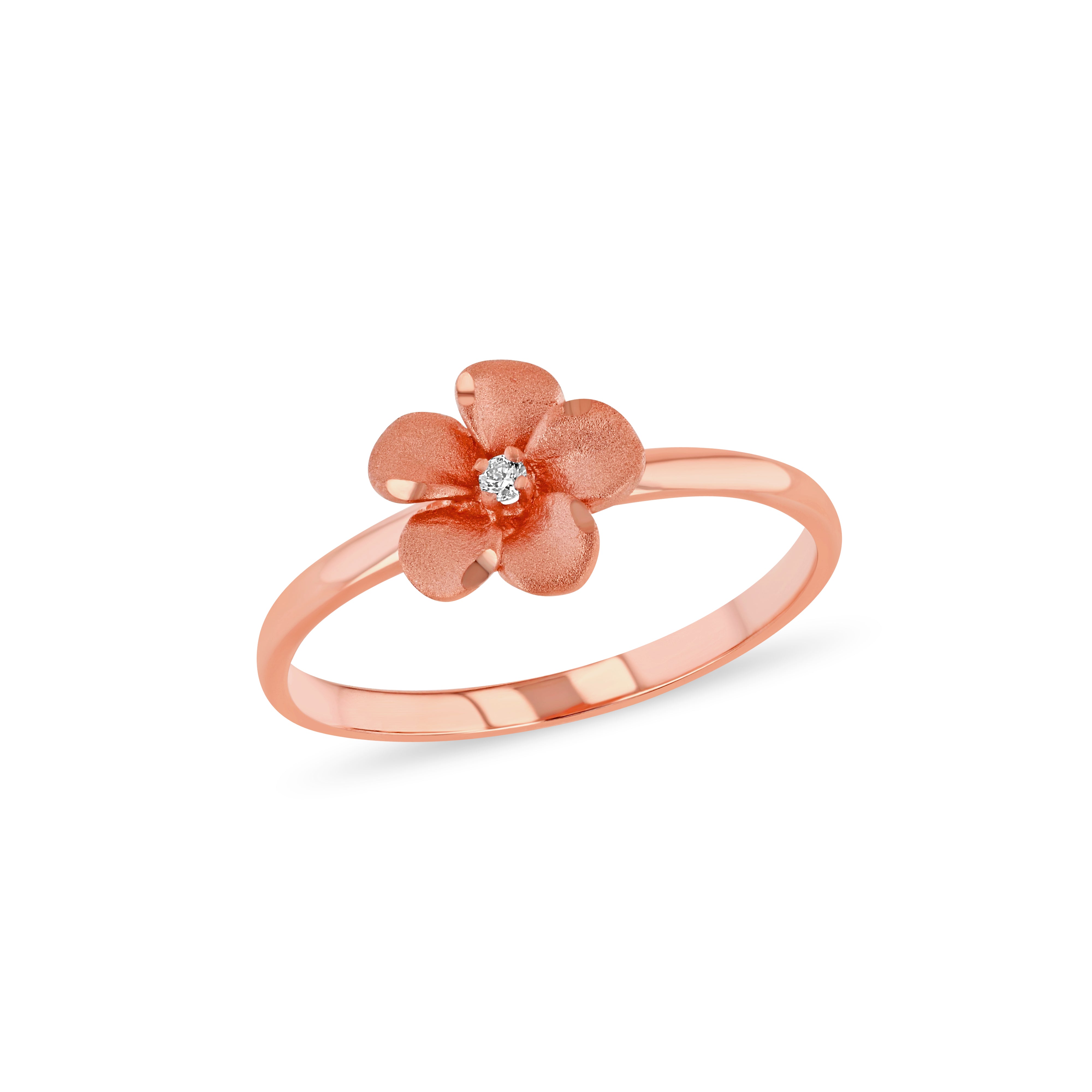 Plumeria diamond ring sale