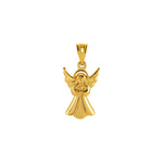 14K Gold Angel Pendant Christian Jewelry - Gianni Deloro