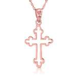 14K Gold Cross Necklace - Gianni Deloro