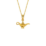 14K Gold Genie Lamp Necklace - Magic Aladdin Jewelry - Gianni Deloro