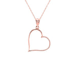 14K Gold Heart Necklace - Elegant Women's Jewelry - Gianni Deloro