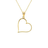 14K Gold Heart Necklace - Elegant Women's Jewelry - Gianni Deloro