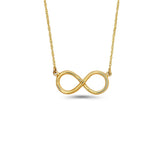 14K Gold Infinity Necklace - Minimalist Jewelry for Women - Gianni Deloro