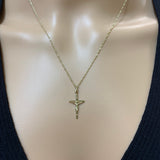 14K Gold Jesus Crucifix Pendant Necklace - Christian Jewelry - Gianni Deloro