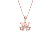 14K Gold Octopus Necklace - Sea Life Jewelry - Gianni Deloro