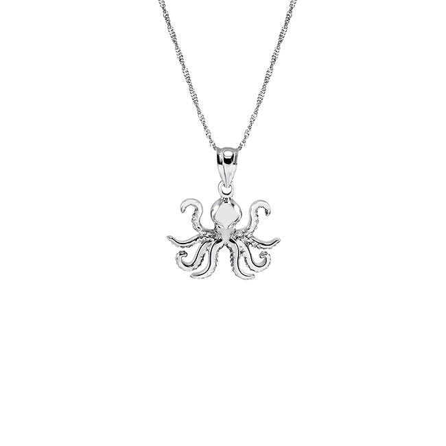 14K Gold Octopus Necklace - Sea Life Jewelry - Gianni Deloro