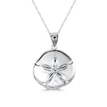 14K Gold Sand Dollar Necklace - Beach Jewelry - Gianni Deloro